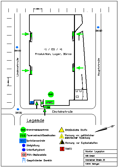 Feuerwehreinsatzplan Feuerwehreinsatzplan
